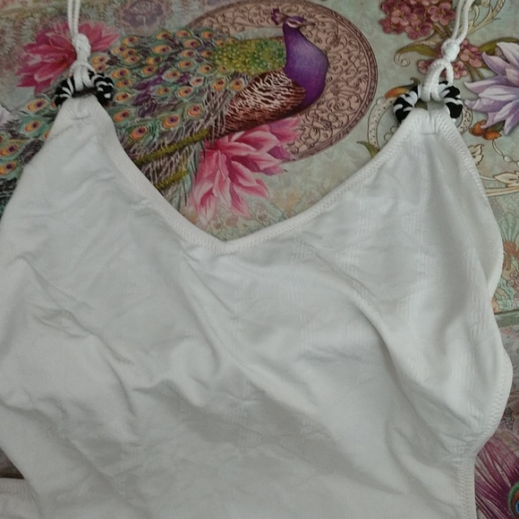 #3 ARMANI Logo Embossed White NWT Monokini HOSTPICK COPY - Picture 2 of 8